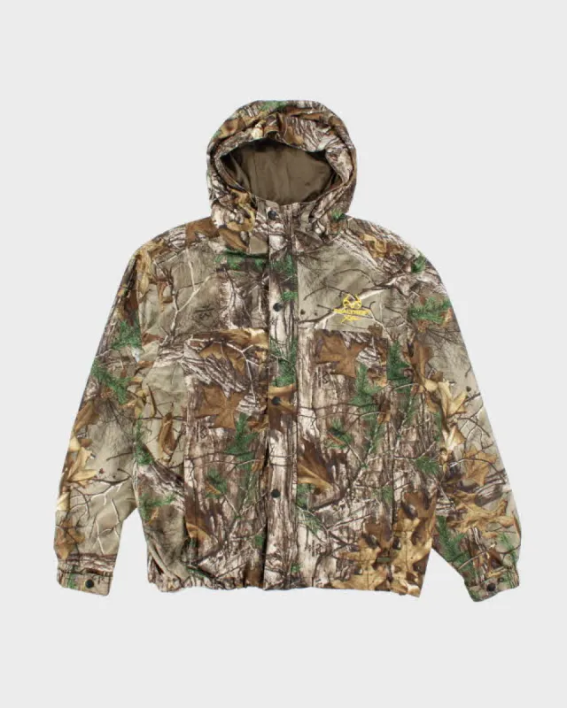 Realtree Camouflage Lightweight Hooded Jacket - L sold by Rokit