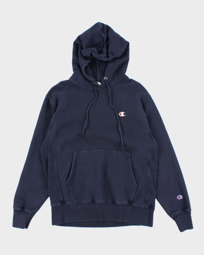 Vintage 90's Champion Reverse Weave Small Logo Hoodie - M sold by Rokit