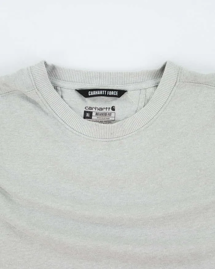 Carhartt Force Grey Sweatshirt - XL sold by Rokit product image thumbnail 3