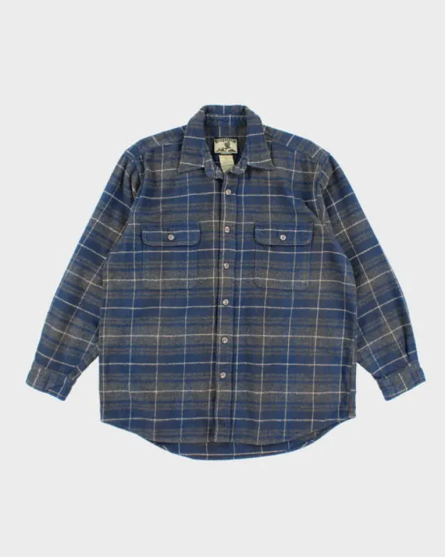 Vintage Field & Stream Heavyweight Plaid Button Up Flannel Shirt - L sold by Rokit