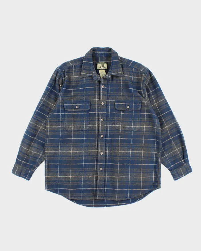 Vintage Field & Stream Heavyweight Plaid Button Up Flannel Shirt - L sold by Rokit