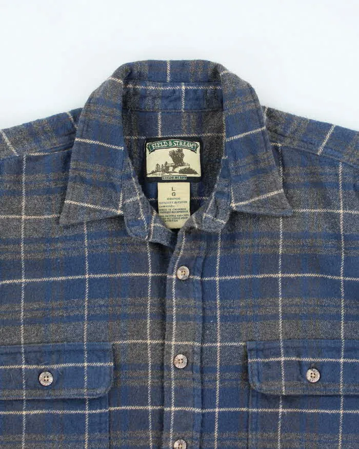 Vintage Field & Stream Heavyweight Plaid Button Up Flannel Shirt - L sold by Rokit product image thumbnail 3