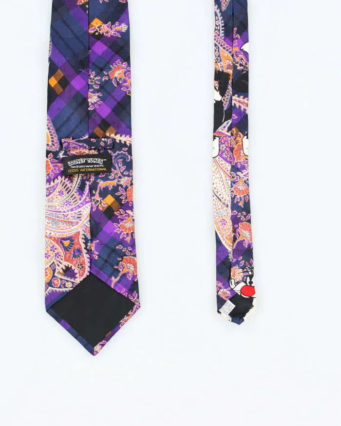 Vintage 90s Looney Tunes Silk Tie sold by Rokit product image thumbnail 2