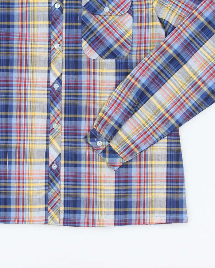 Vintage 80s Brown Checked Shirt - L sold by Rokit product image thumbnail 4