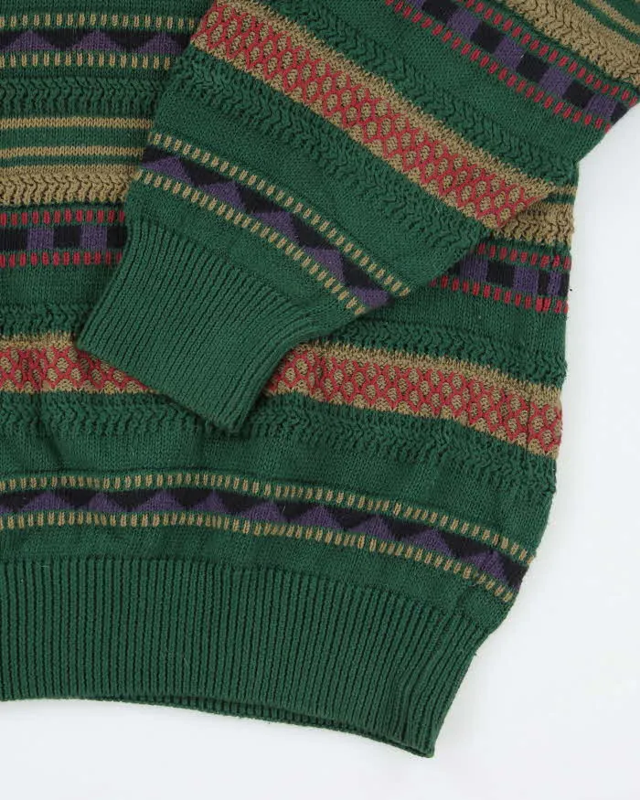 Vintage 90's GANT Patterned Oversized Chunky Knit Jumper - XL sold by Rokit product image thumbnail 4