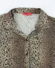 Y2k 00s Guess Leopard Print Mesh Blouse - L sold by Rokit