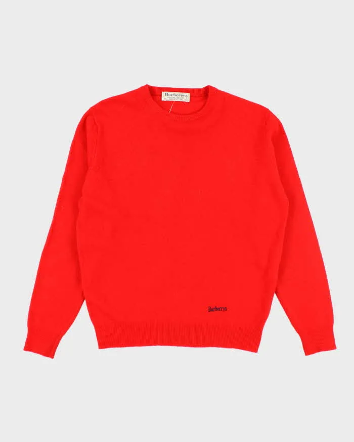 Vintage 90's Burberry Lambswool Knit Jumper - M sold by Rokit