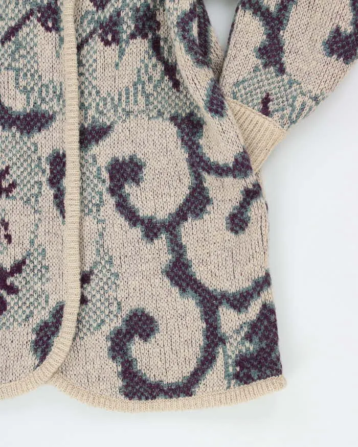 Vintage 80s Falcon Wool & Mohair Blend Cardigan - M sold by Rokit product image thumbnail 4