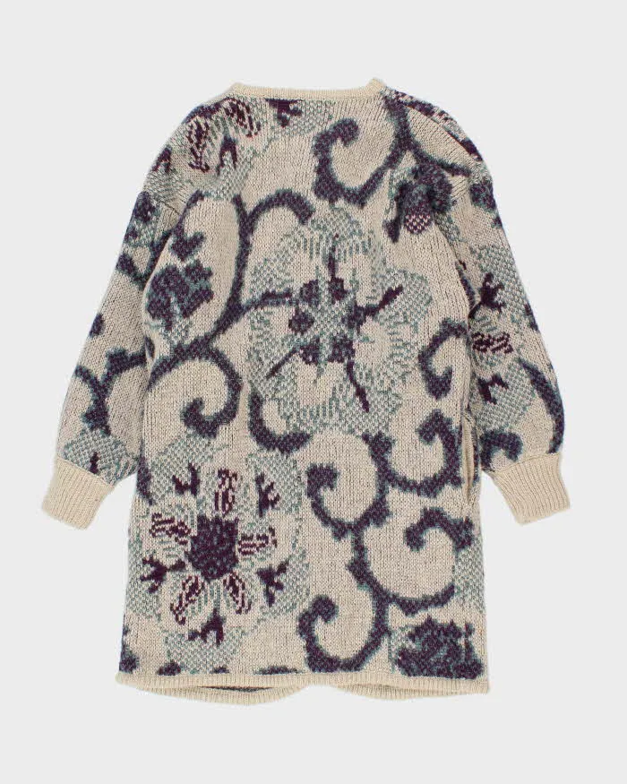 Vintage 80s Falcon Wool & Mohair Blend Cardigan - M sold by Rokit product image thumbnail 2