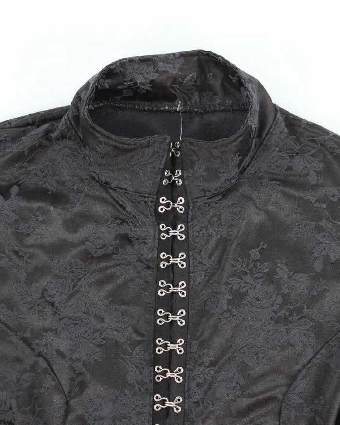 Vintage Gothic Floral Top - M sold by Rokit product image thumbnail 3