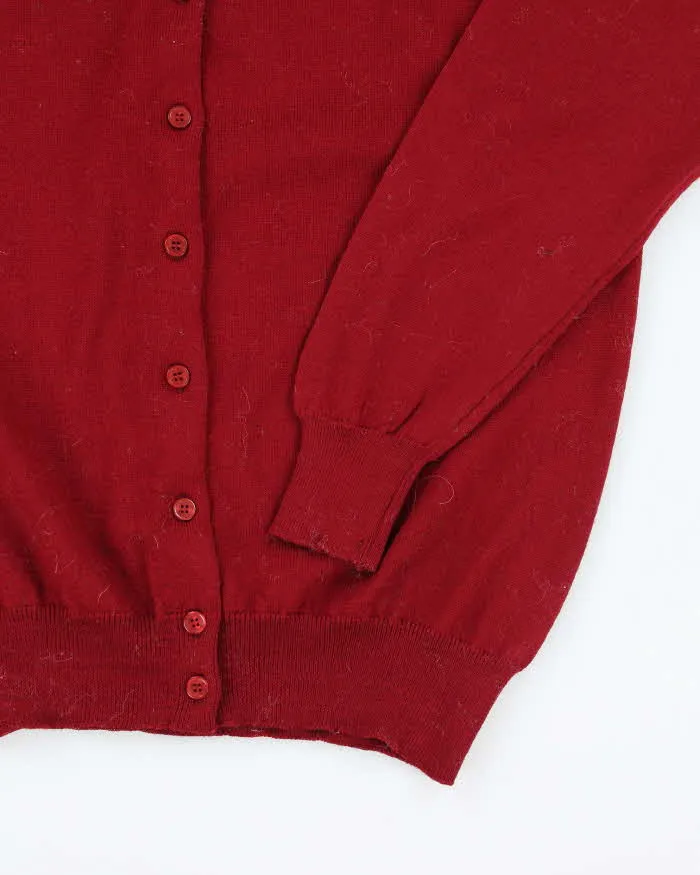 Vintage 80's Women's Monte Carlo Wool Button Up Cardigan - S sold by Rokit product image thumbnail 4