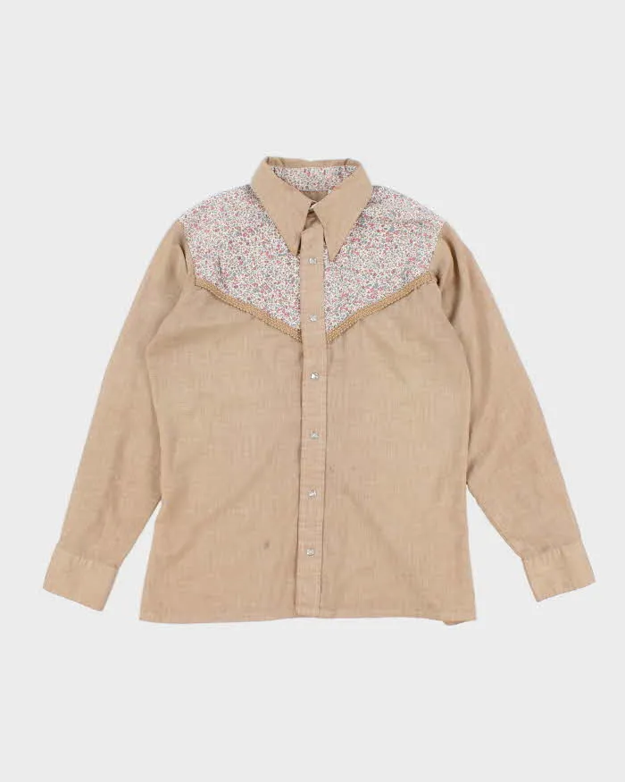 80s Vintage Men's Floral Print Shirt - M sold by Rokit