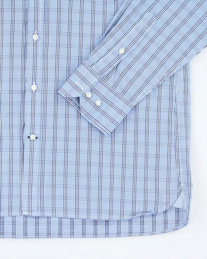 Tommy Hilfiger Blue Checked Long Sleeve Shirt - L sold by Rokit product image thumbnail 4