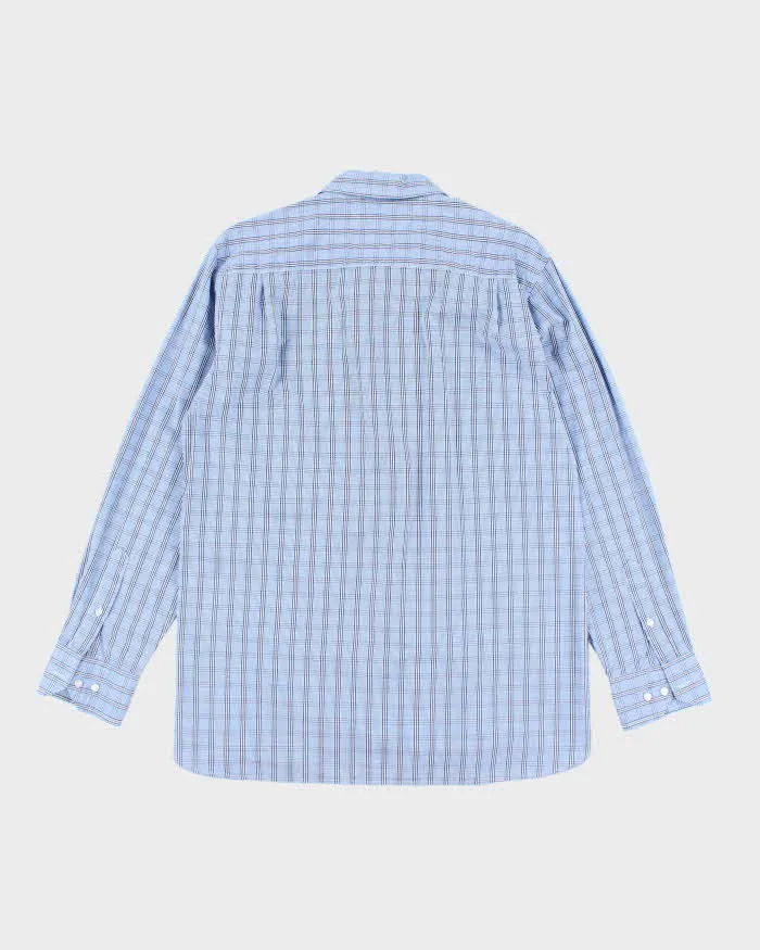 Tommy Hilfiger Blue Checked Long Sleeve Shirt - L sold by Rokit product image thumbnail 2