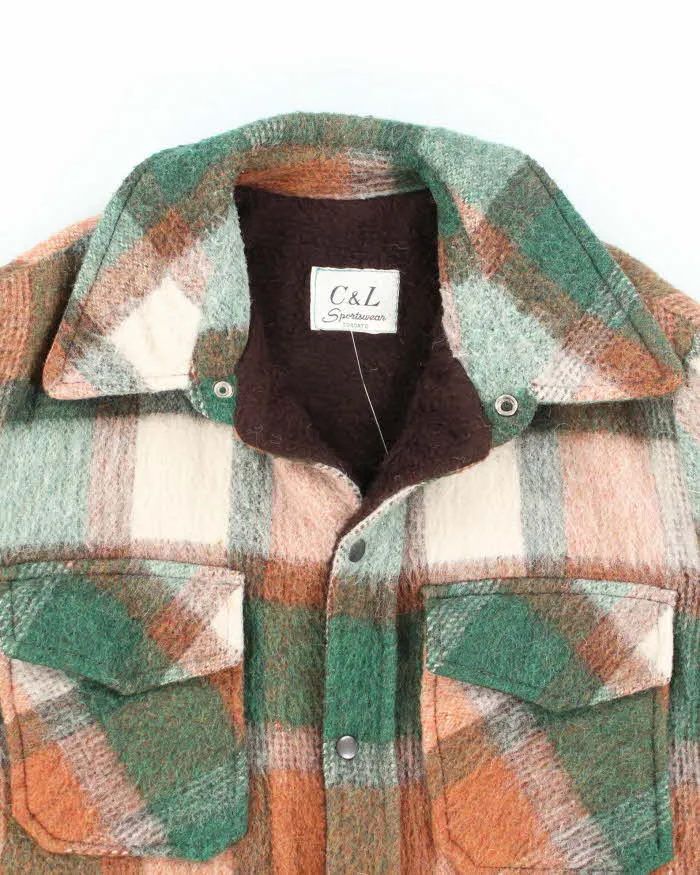 Vintage 80's C&L Sportswear Heavyweight Button Up Shacket - L sold by Rokit product image thumbnail 3