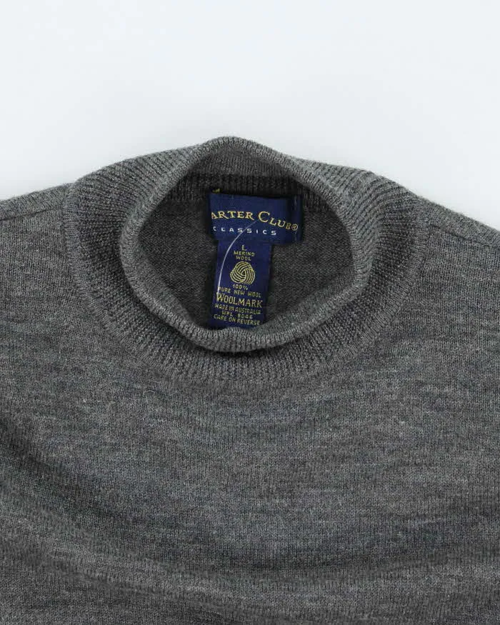 Vintage 80's Carter Club Merino Wool Knit Jumper - L sold by Rokit product image thumbnail 3