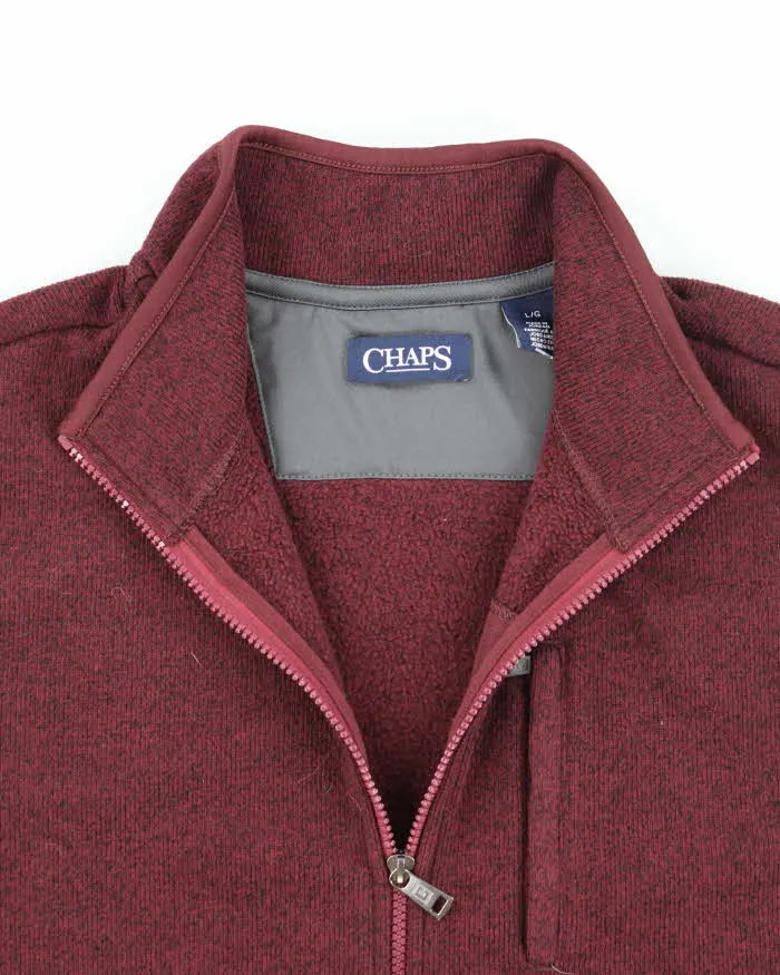 Chaps Red Sleeveless Fleece - L sold by Rokit product image thumbnail 3