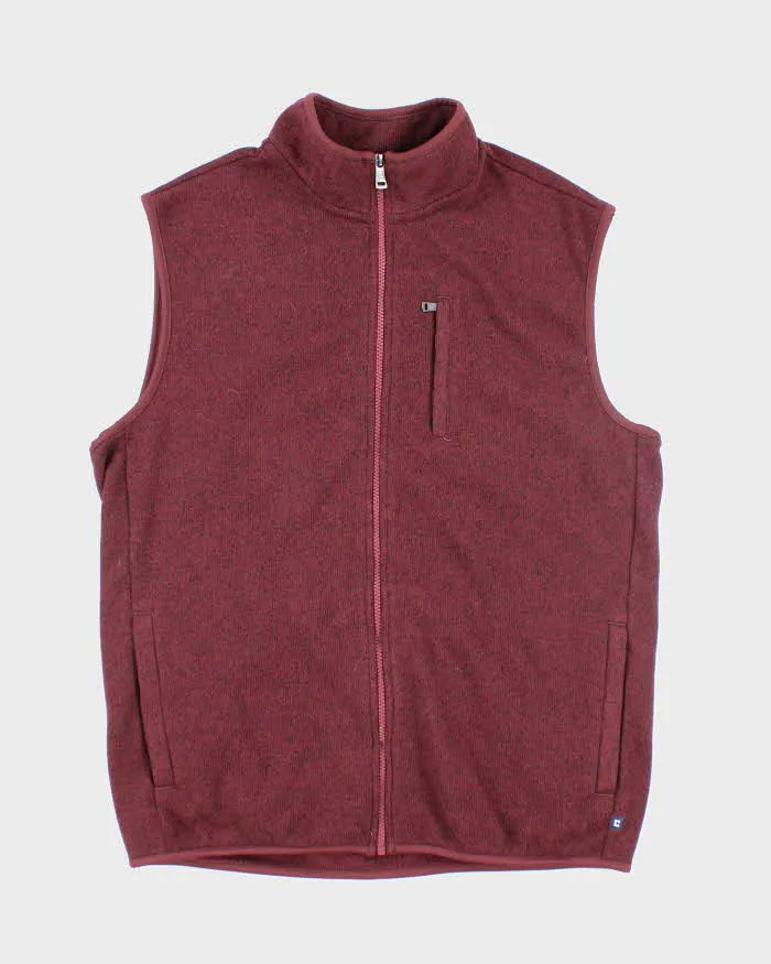 Chaps Red Sleeveless Fleece - L sold by Rokit
