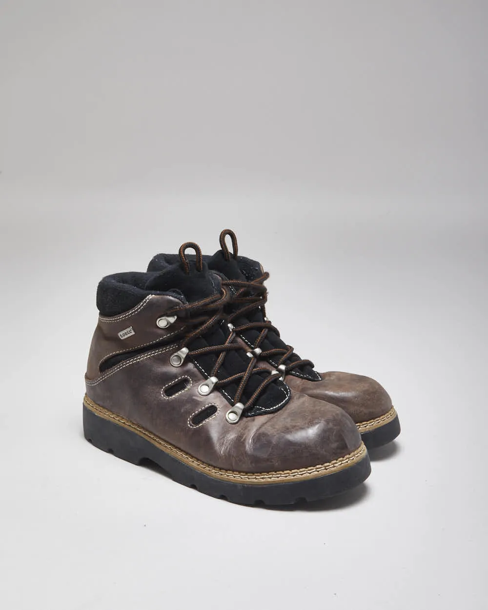 Sorel Brown Leather Walking Boots - UK5 sold by Rokit