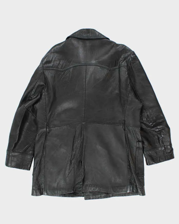 Vintage Marquis Black Leather Jacket - L sold by Rokit product image thumbnail 2