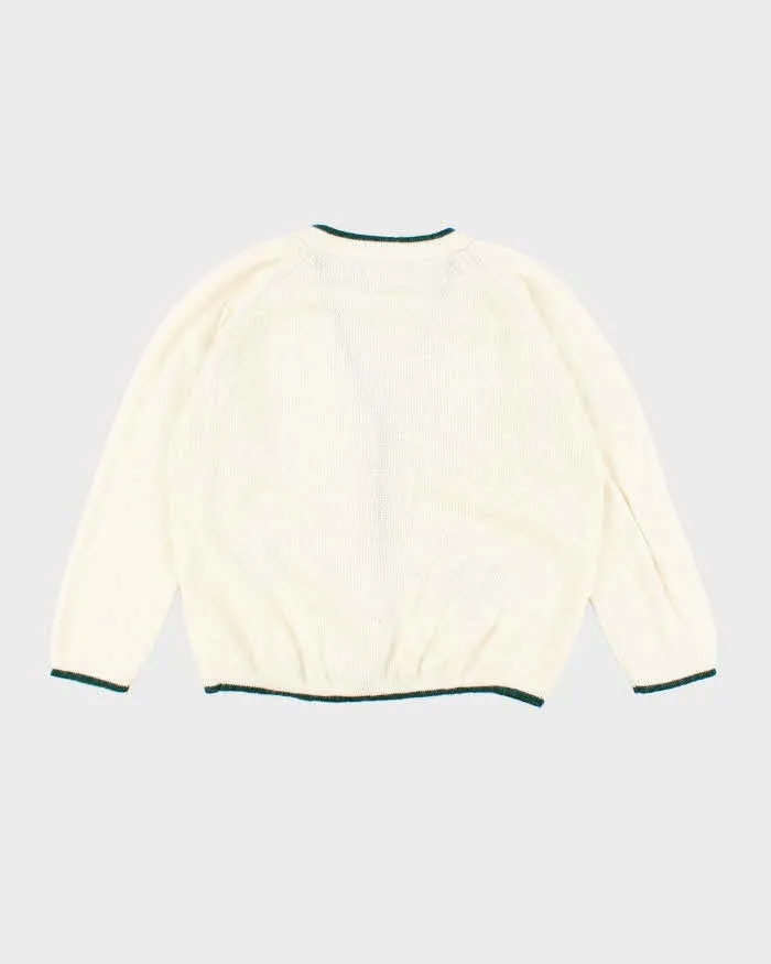 Vintage 80's Pulsar Alpaca Boxy Cardigan - XL sold by Rokit product image thumbnail 2