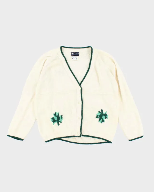 Vintage 80's Pulsar Alpaca Boxy Cardigan - XL sold by Rokit