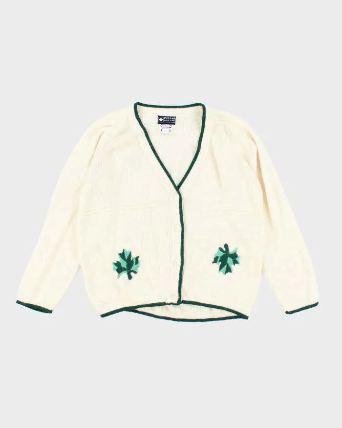 Vintage 80's Pulsar Alpaca Boxy Cardigan - XL sold by Rokit