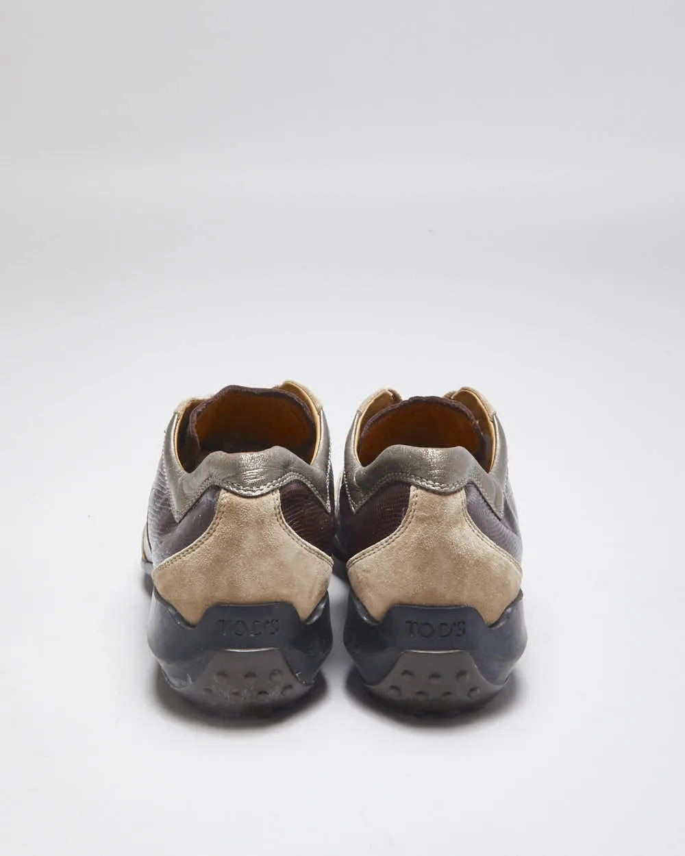Vintage Y2K Tod's Narrow Toe Leather Trainers - UK 6 sold by Rokit product image thumbnail 4