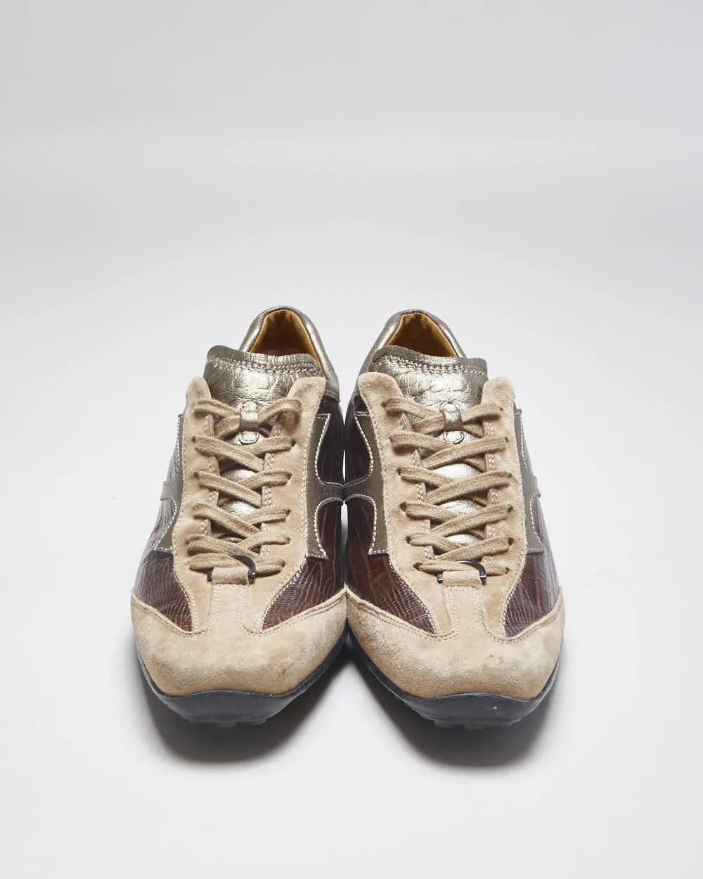 Vintage Y2K Tod's Narrow Toe Leather Trainers - UK 6 sold by Rokit product image thumbnail 3