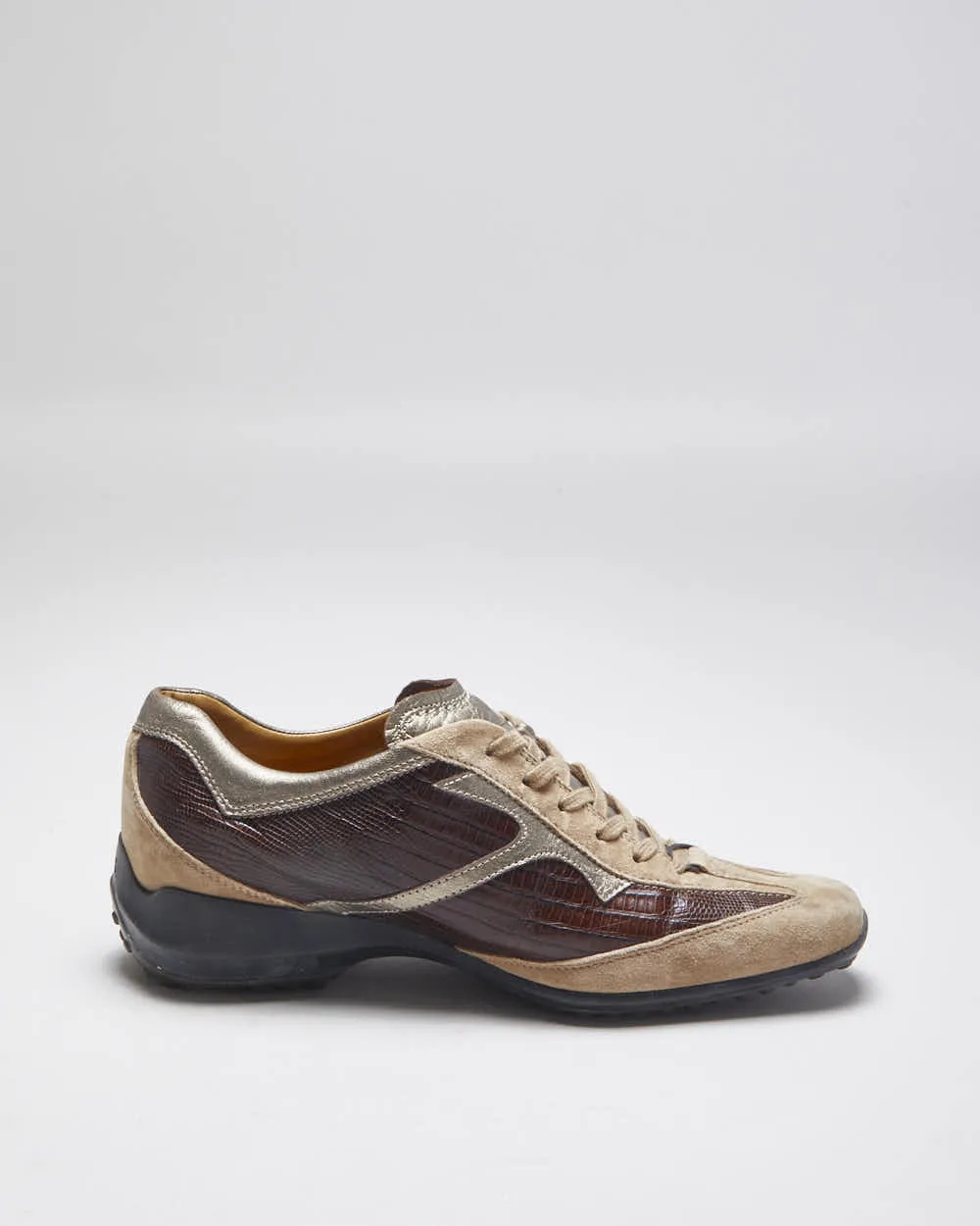 Vintage Y2K Tod's Narrow Toe Leather Trainers - UK 6 sold by Rokit product image thumbnail 2