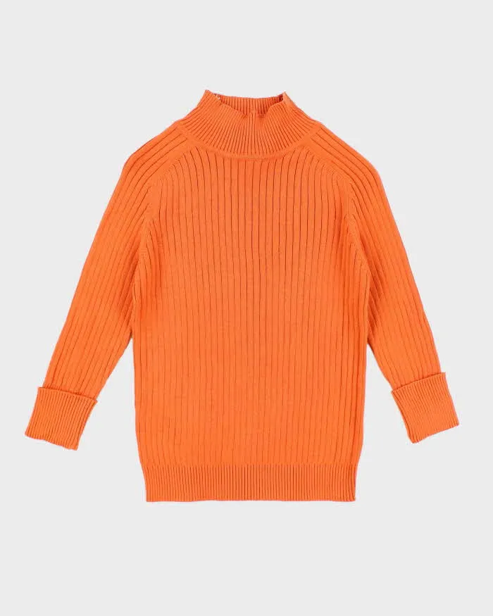 Vintage Women's Ralph Lauren Roll Neck Chunky Knit Jumper - S sold by Rokit