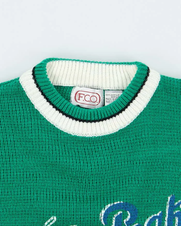 Vintage 90's Ski Graphic Printed Chunky Knit Jumper - M sold by Rokit product image thumbnail 3