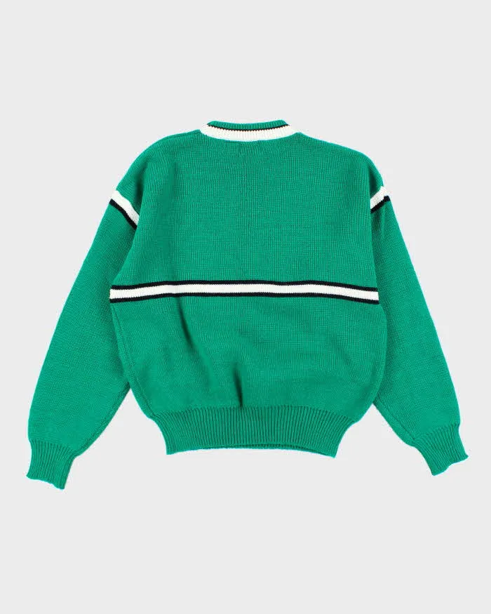 Vintage 90's Ski Graphic Printed Chunky Knit Jumper - M sold by Rokit product image thumbnail 2