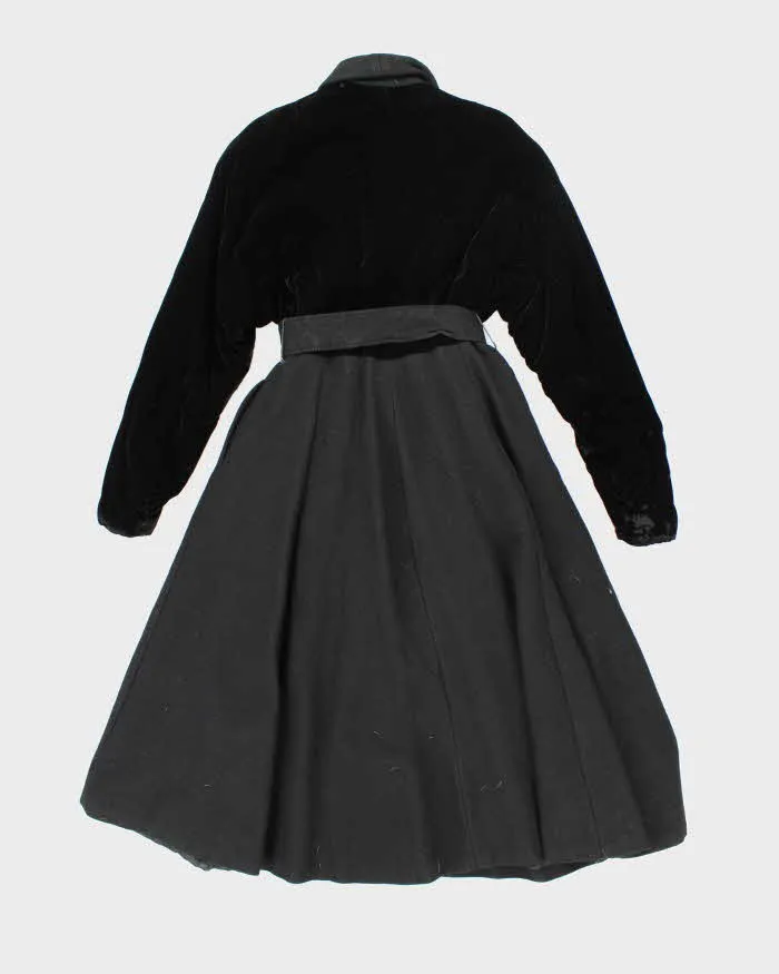 Vintage 40s Velvet Princess Coat sold by Rokit product image thumbnail 2