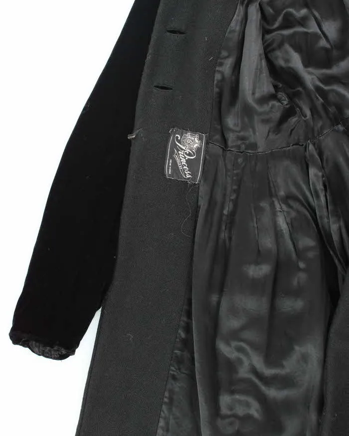 Vintage 40s Velvet Princess Coat sold by Rokit product image thumbnail 3