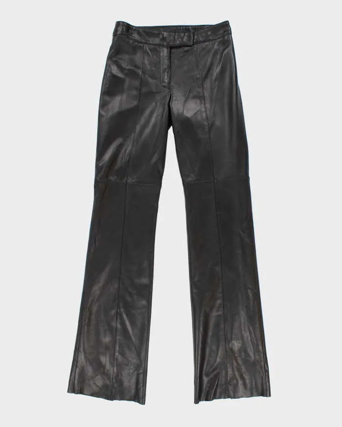 Vintage Danier Leather Trousers - W28 L34 sold by Rokit