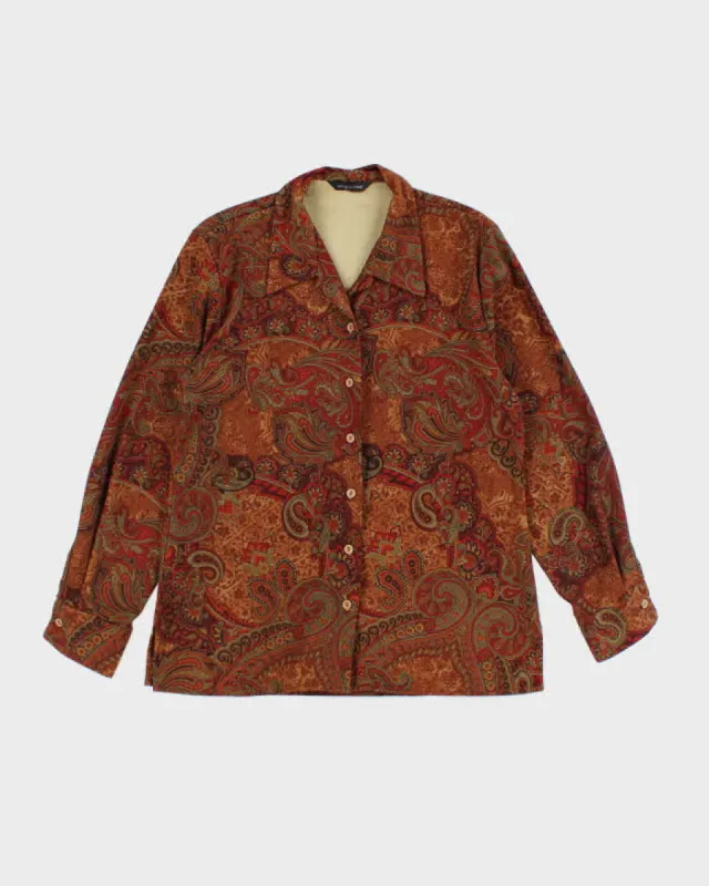 Vintage Japon Et Chine Paisley Pattern Blouse - M sold by Rokit