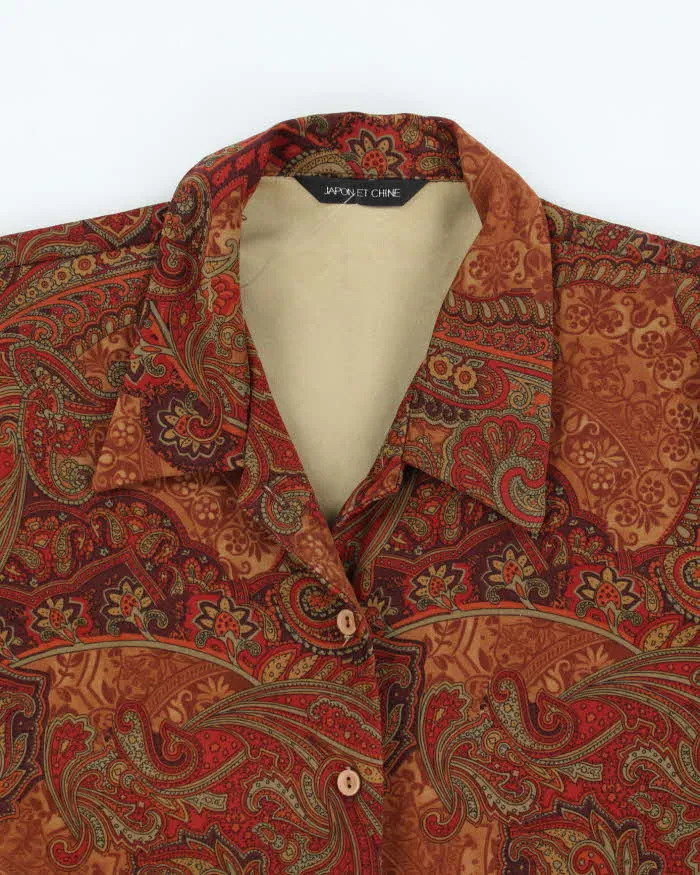 Vintage Japon Et Chine Paisley Pattern Blouse - M sold by Rokit product image thumbnail 3
