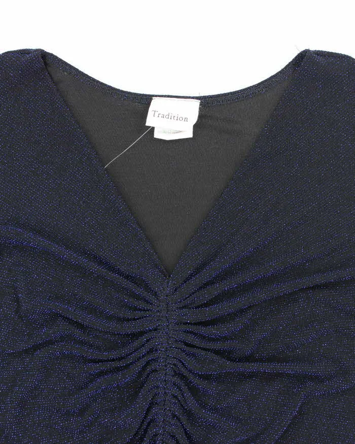 Y2k 00s Tradition Sparkly Ruched Top - L sold by Rokit product image thumbnail 3