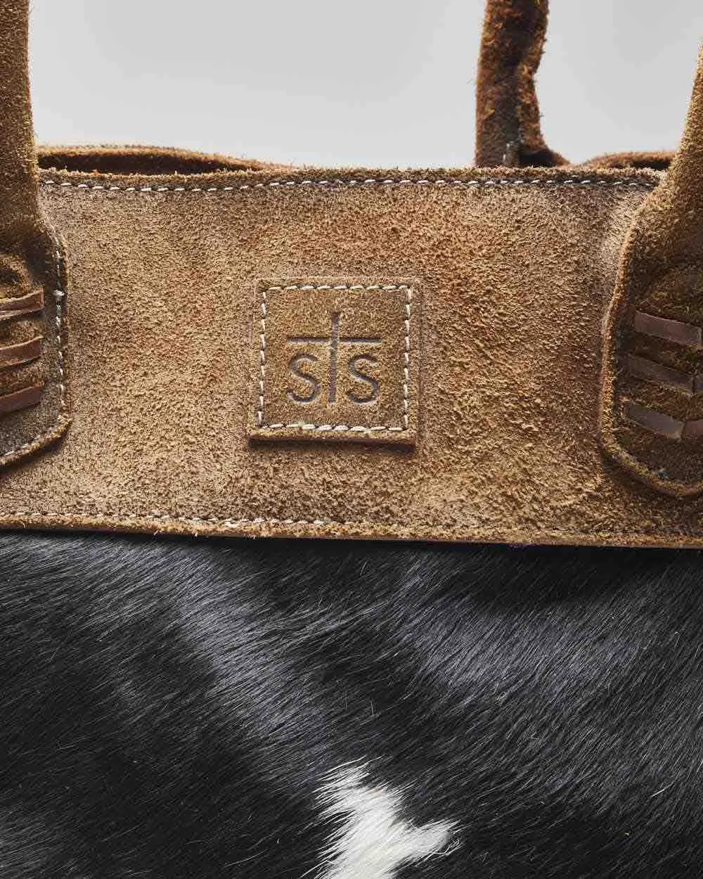 Vintage STS Suede & Cowhide Handbag sold by Rokit product image thumbnail 4