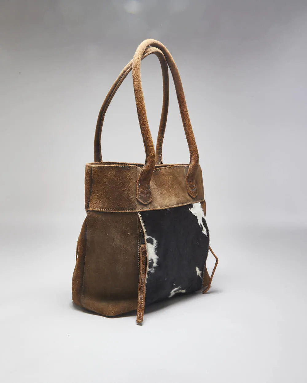 Vintage STS Suede & Cowhide Handbag sold by Rokit product image thumbnail 2