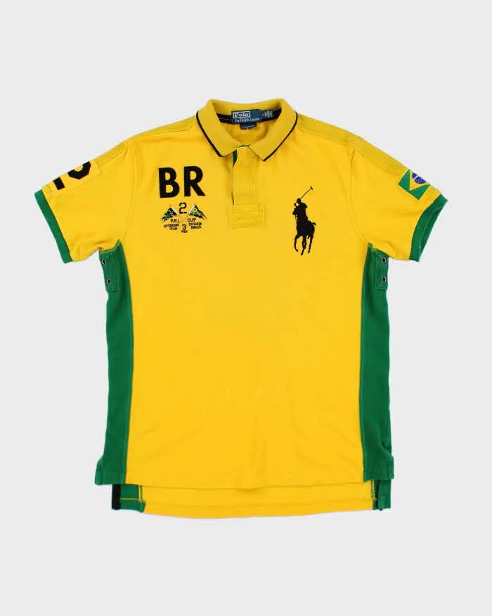 Vintage Polo By Ralph Lauren Brazil Polo Shirt - L sold by Rokit