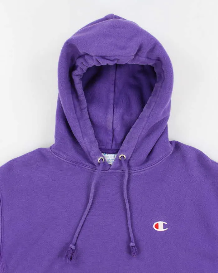 Champion Purple Reverse Weave Hoodie - M sold by Rokit product image thumbnail 3