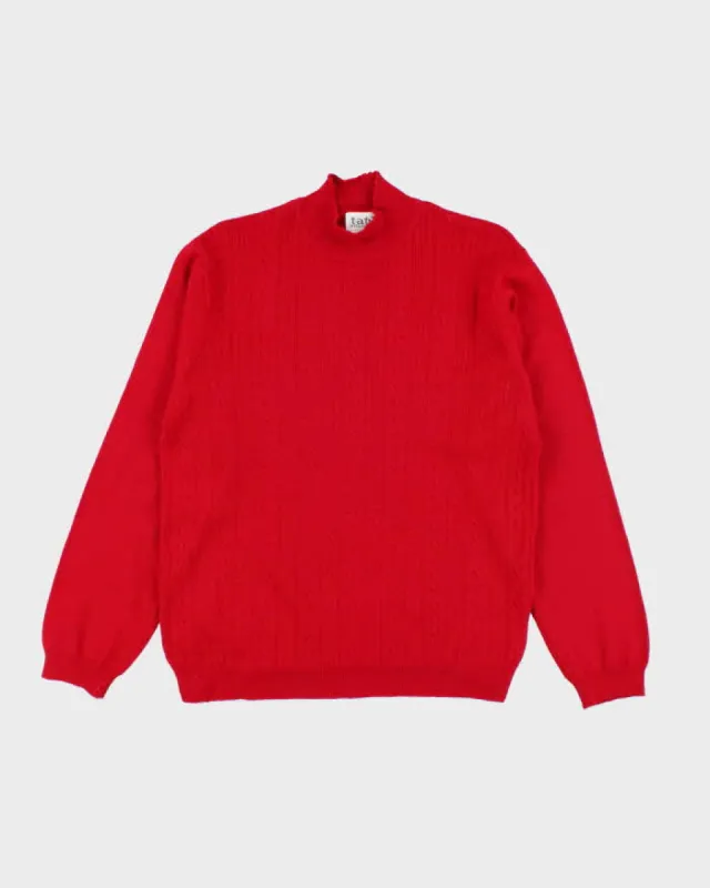 Vintage Women's Tabi Wool High Neck Knit Jumper - L sold by Rokit
