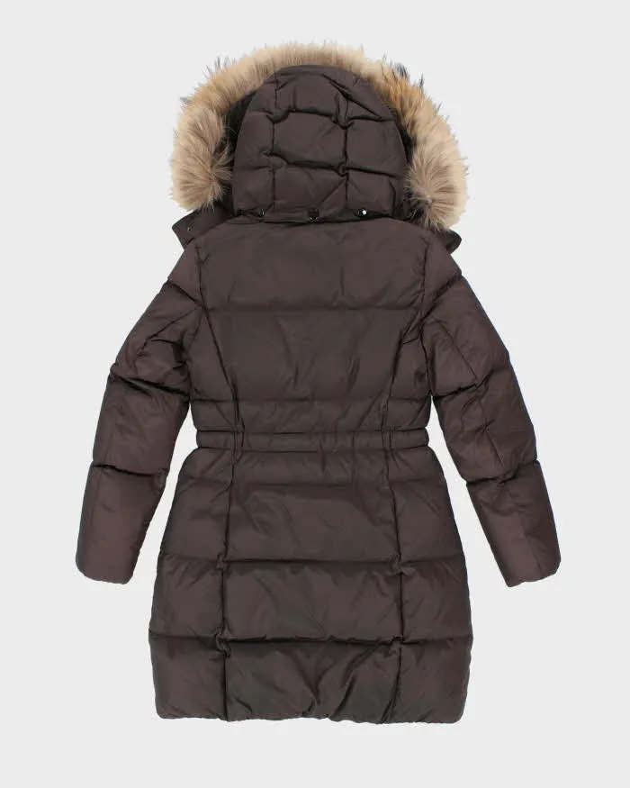 Coach Brown Duck Down Hooded Puffer Jacket - XS sold by Rokit product image thumbnail 2