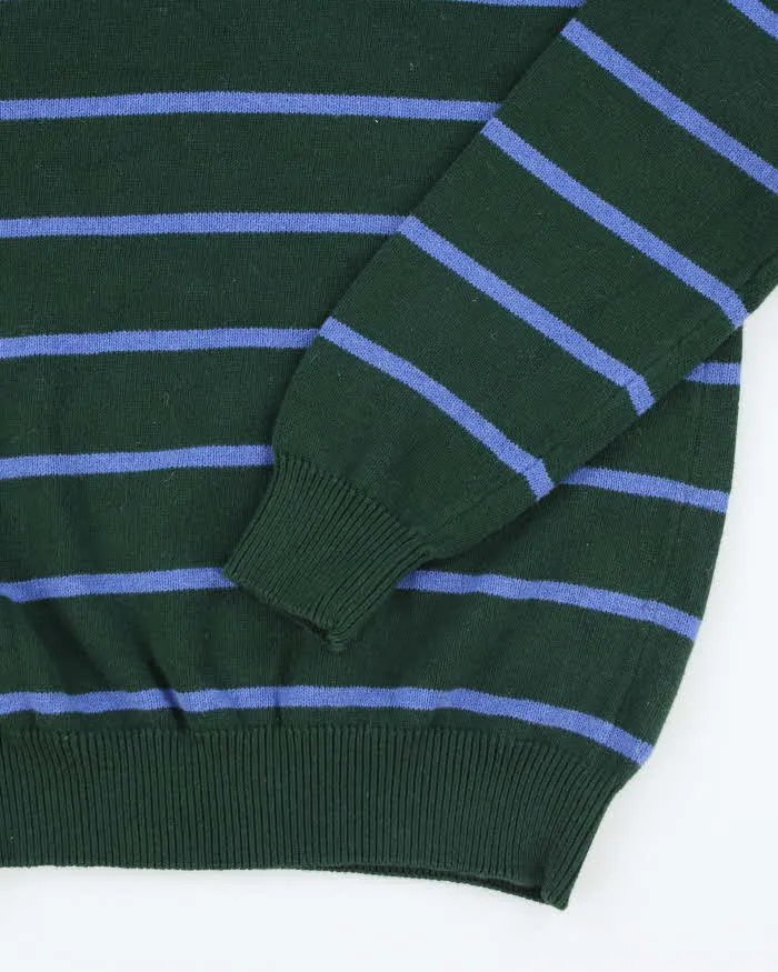 Vintage Chaps Striped Chunky Knit Jumper - L sold by Rokit product image thumbnail 4