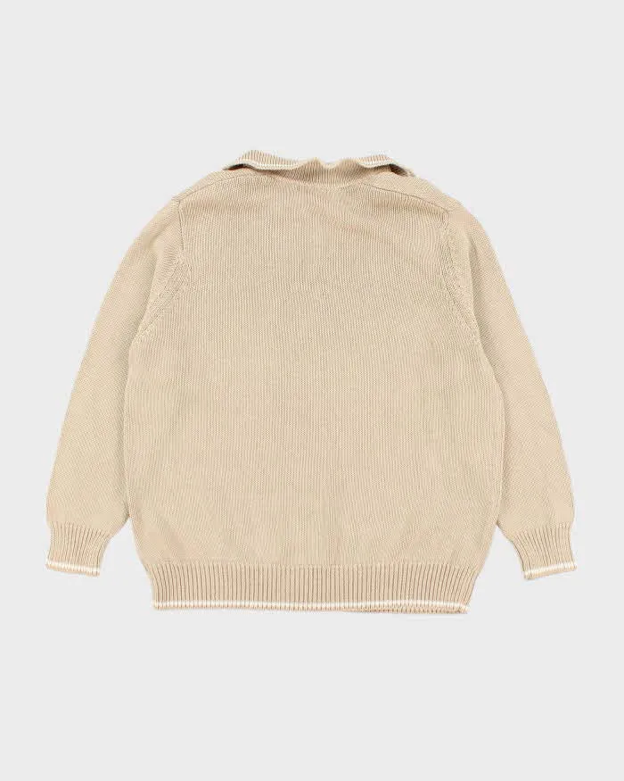 Vintage 90's Eddie Bauer Oversized V-Neck Collared Knit Jumper - XXL sold by Rokit product image thumbnail 2