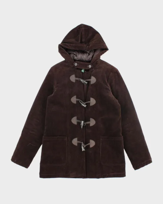 Vintage Ralph Lauren Brown Corduroy Toggle Coat - S sold by Rokit