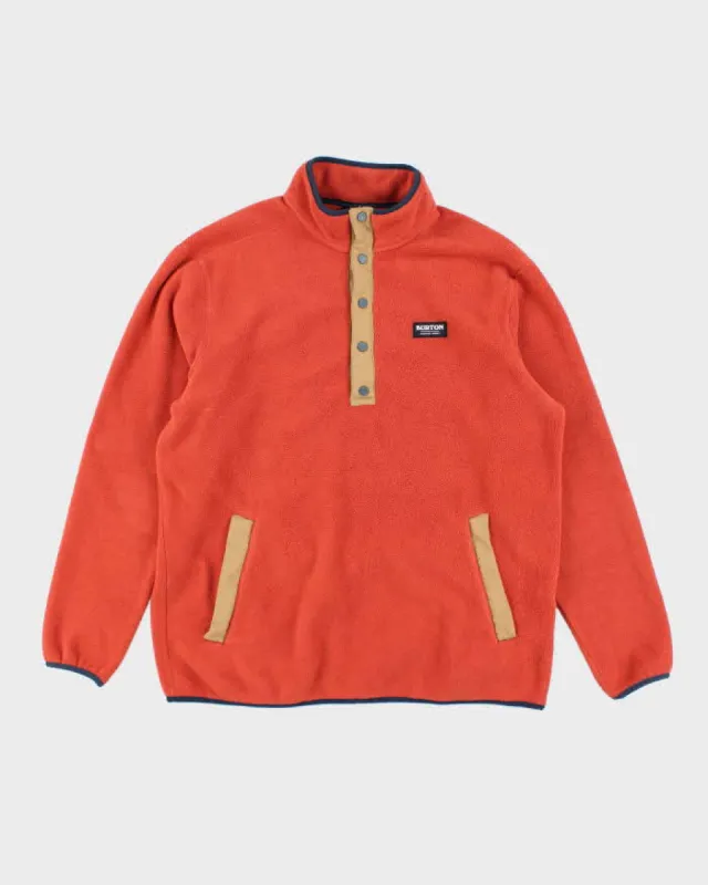 Vintage 2000's Burton Heavyweight Snap Button Fleece - XL sold by Rokit
