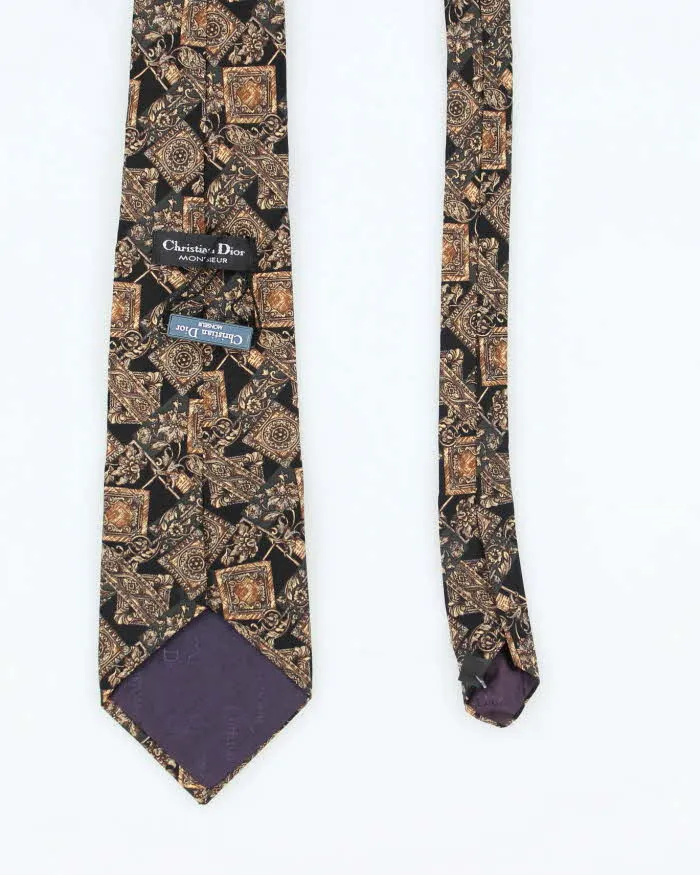 Vintage Christian Dior Silk Tie sold by Rokit product image thumbnail 2